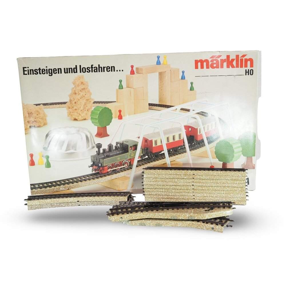 Märklin 2901 Vintage Train Starter Set w/ Extra Tracks – Made in West Germany